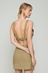 Picture of Crop top linen with elastic