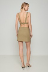 Picture of Crop top linen with elastic