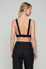 Picture of Crop top linen with elastic