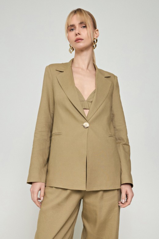 Picture of Slim-waisted linen jacket