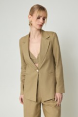 Picture of Slim-waisted linen jacket