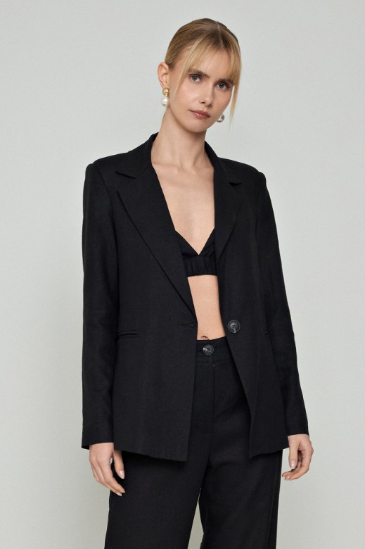 Picture of Slim-waisted linen jacket