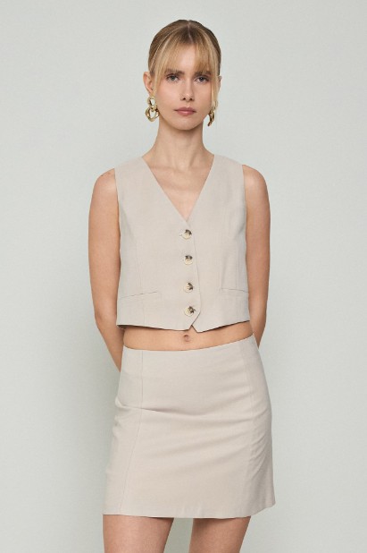 Picture of Fabric mini skirt