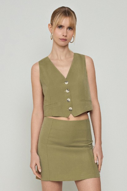 Picture of Fabric mini skirt