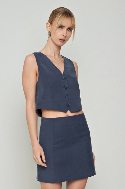 Picture of Fabric mini skirt
