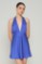 Picture of Mini halter satin dress