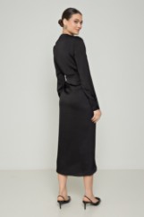 Picture of Printed satin dress
