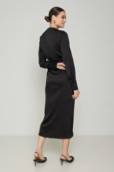 Picture of Printed satin dress