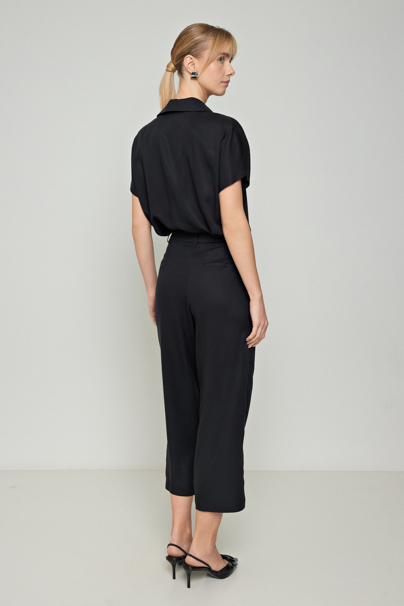 Picture of Lyocell Eco buggy pants with pleats