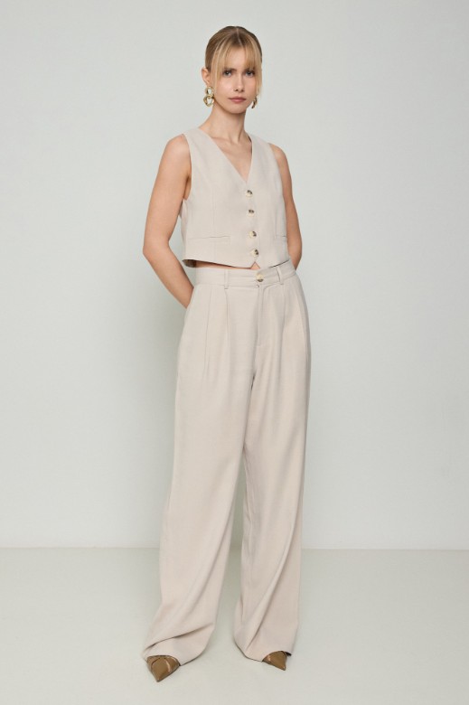 Picture of Loose-fitting fabric trousers
