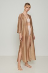 Picture of See-through Lyocell Eco maxi kimono