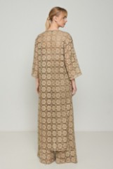 Picture of See-through lace maxi kimono