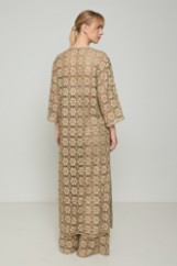 Picture of See-through lace maxi kimono