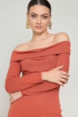 Εικόνα της Φόρεμα Resort Off-Shoulder