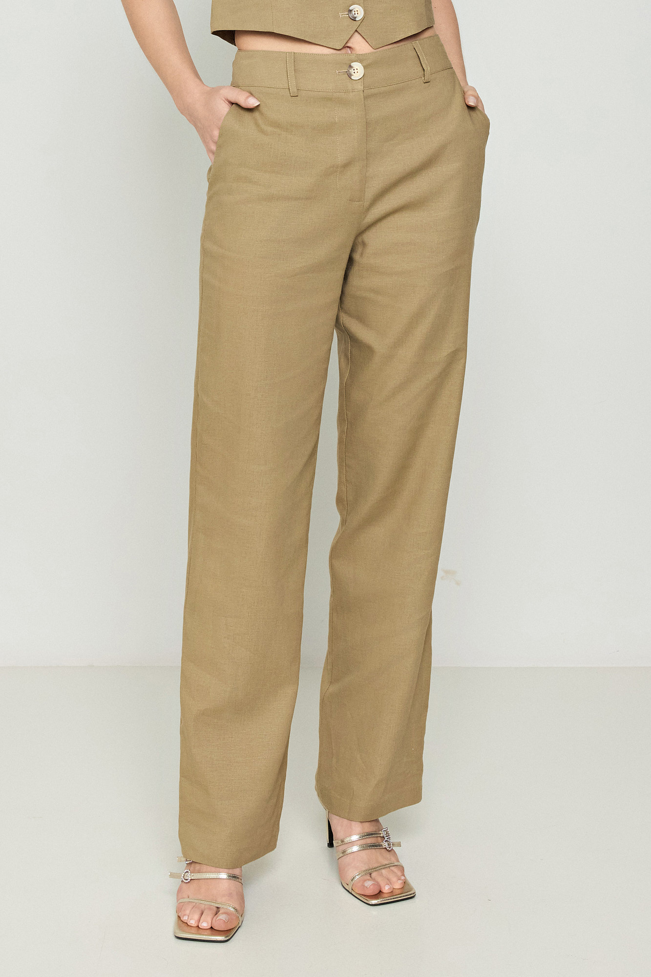 Picture of Tailored linen pants