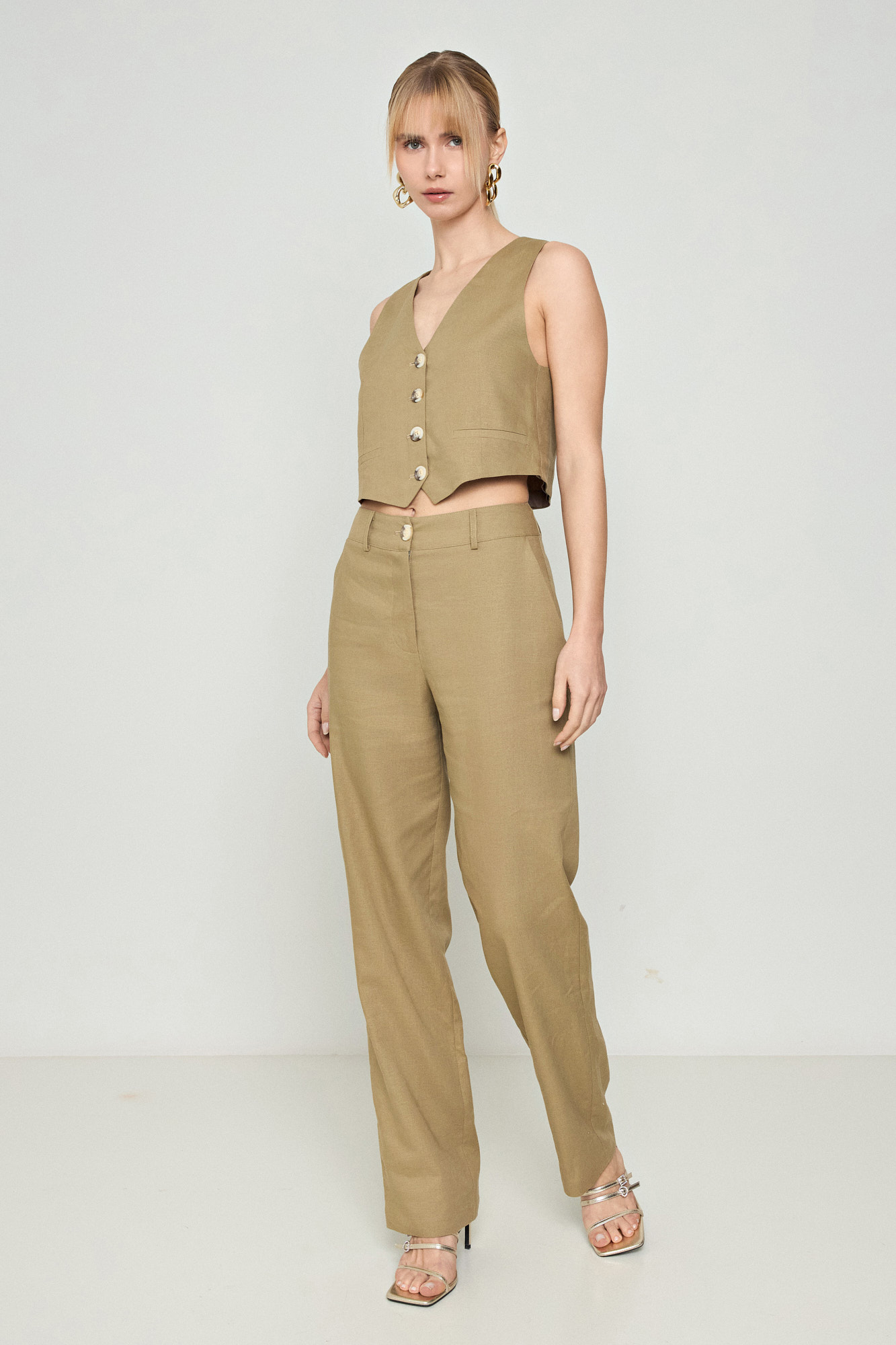 Picture of Tailored linen pants