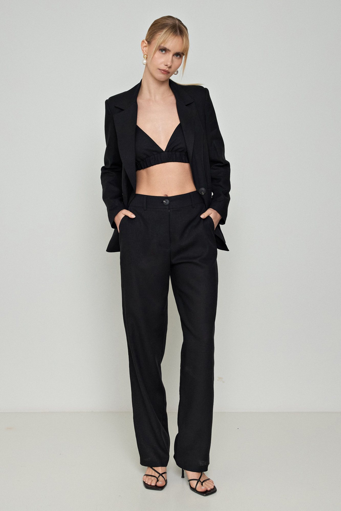 Picture of Tailored linen pants