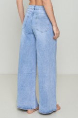 Εικόνα της Τζιν παντελόνα wide leg