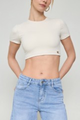 Εικόνα της Τζιν παντελόνα wide leg