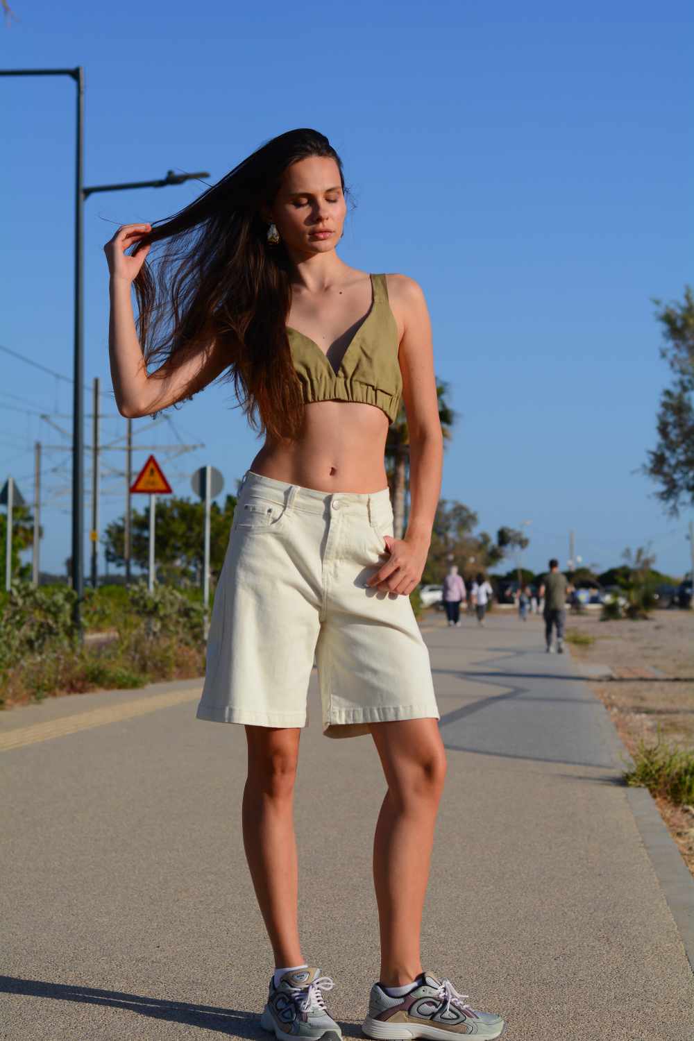 Εικόνα της Τζιν βερμούδα highwaist