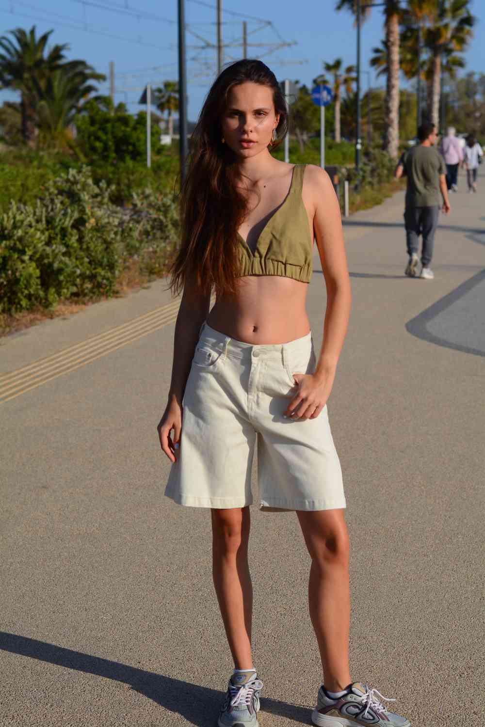 Εικόνα της Τζιν βερμούδα highwaist