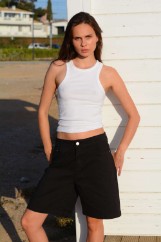 Εικόνα της Τζιν βερμούδα highwaist