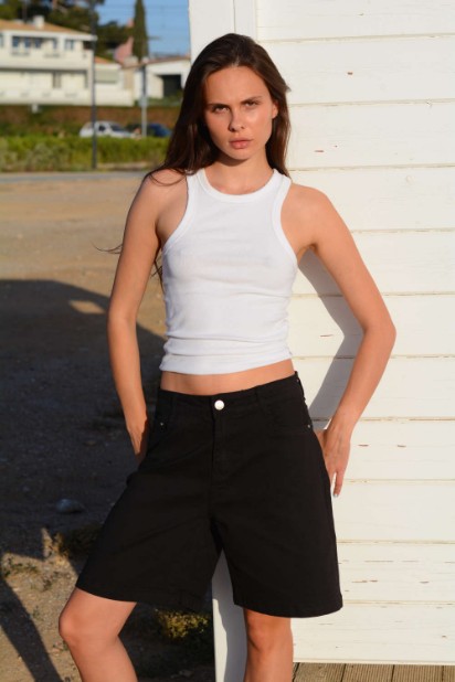 Picture of Highwaist bermuda jeans