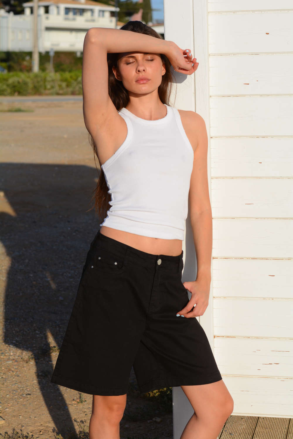 Εικόνα της Τζιν βερμούδα highwaist
