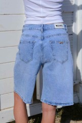 Picture of Light wash denim shorts