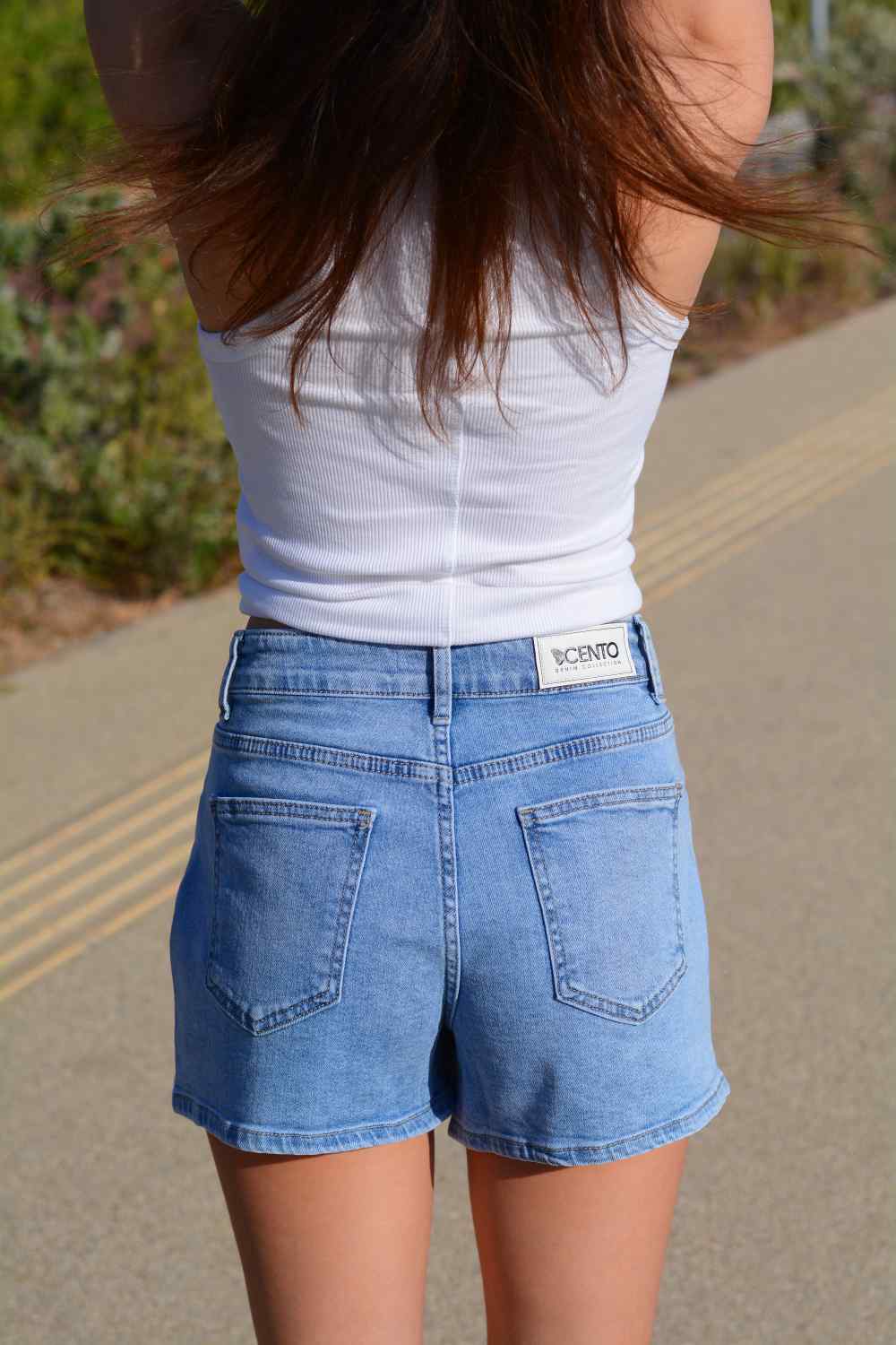 Picture of 89's high waist loose skort jeans