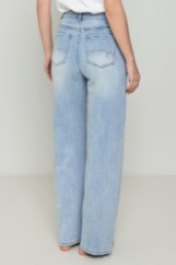 Εικόνα της Τζιν wide leg ανοιχτό χρώμα