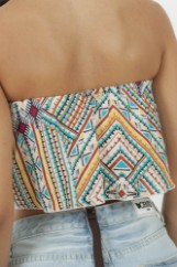 Picture of Strapless crop top