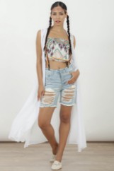 Picture of Strapless crop top