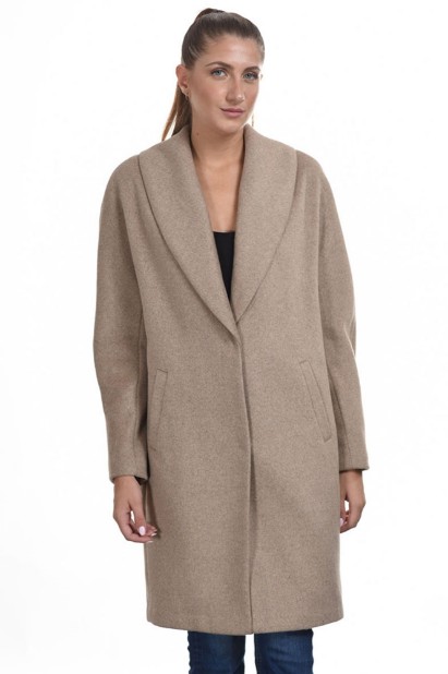 Picture of Wool Coat with Shawl Collar