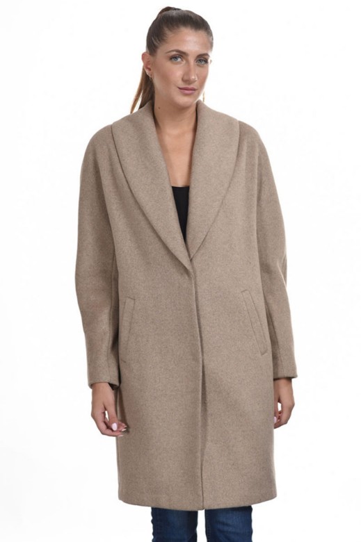 Picture of Wool Coat with Shawl Collar