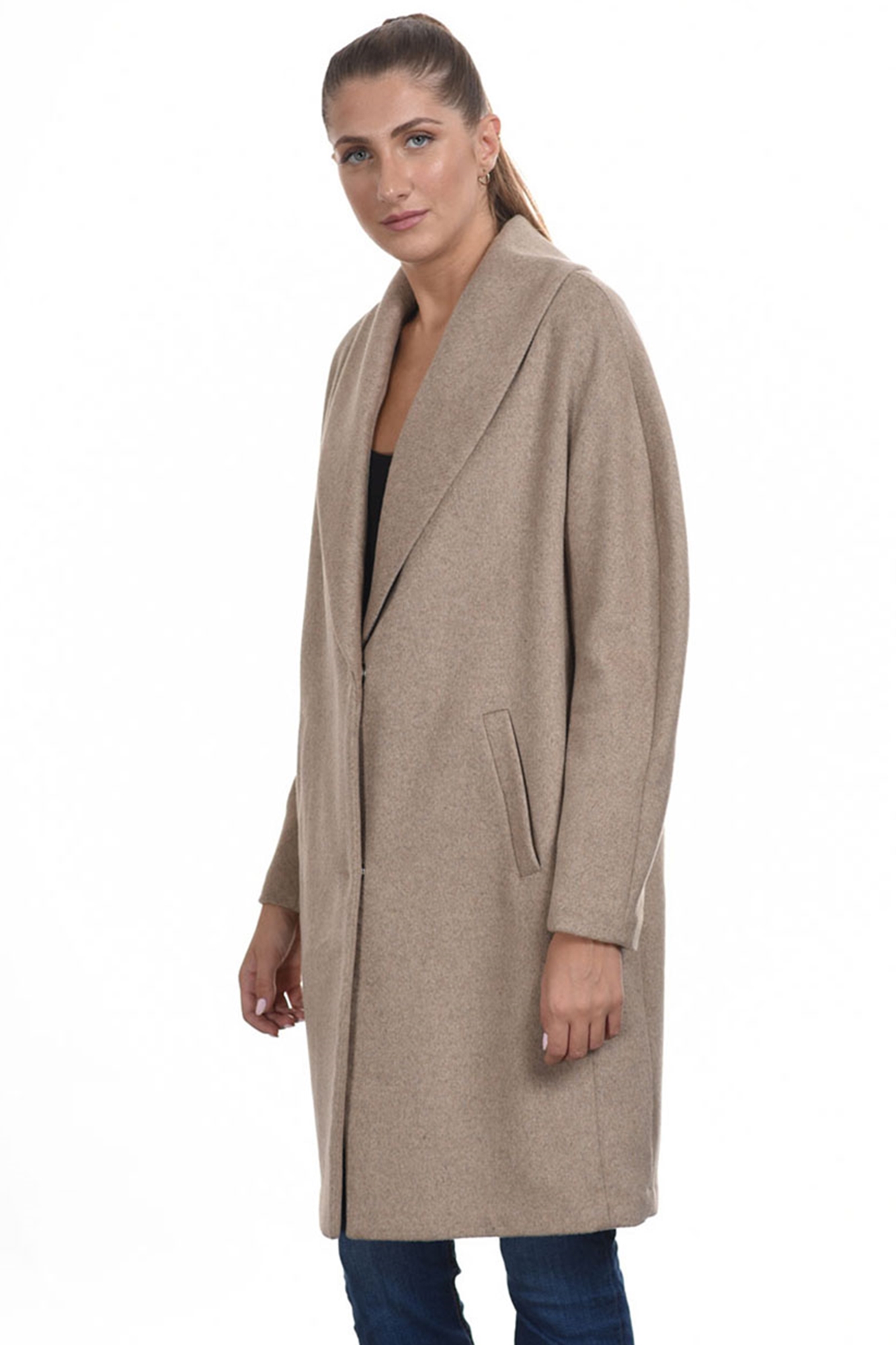 Picture of Wool Coat with Shawl Collar