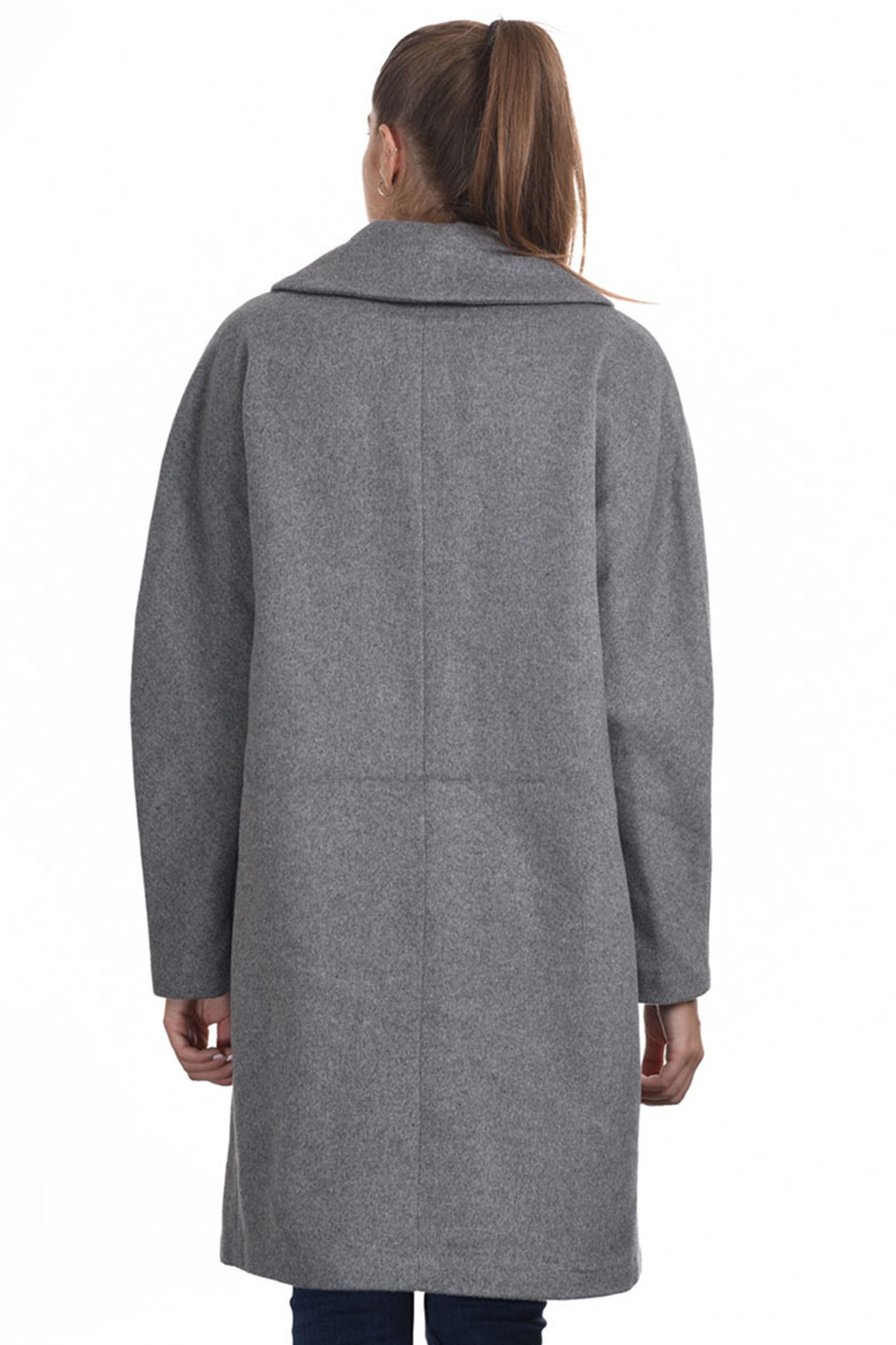 Εικόνα της b'Μάλλινο Παλτό με Γιακά Σαλονέ