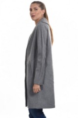 Εικόνα της b'Μάλλινο Παλτό με Γιακά Σαλονέ