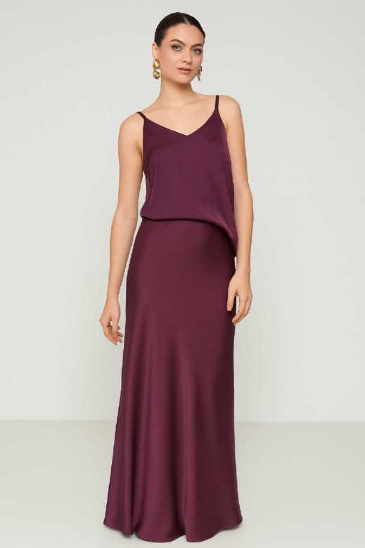 Picture of Satin blouse with thin straps
