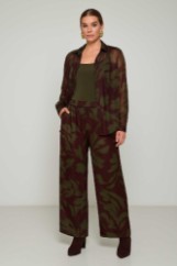 Picture of Silky touch loose shirt with semi-transparency