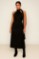 Picture of Premium satin maxi dress with tie at the neck