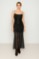 Picture of Maxi dress with sequins and thin straps