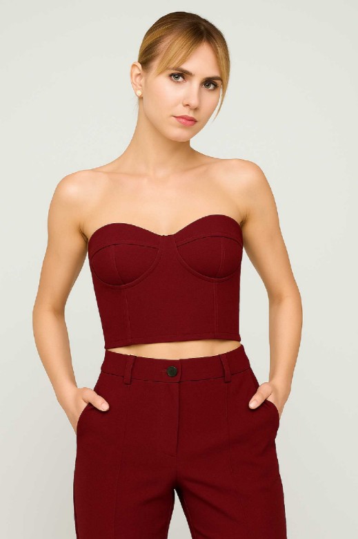 Picture of Strapless Top with Bustier