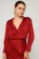 Picture of Satin shirt with elegant neckline