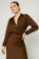 Picture of Satin shirt with elegant neckline