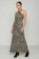 Picture of Printed maxi halter dress