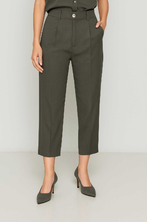 Picture of Lyocell Eco buggy pants with pleats