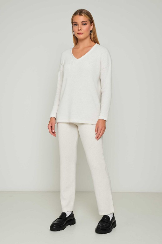 Picture of Essentials knitted V-neck top