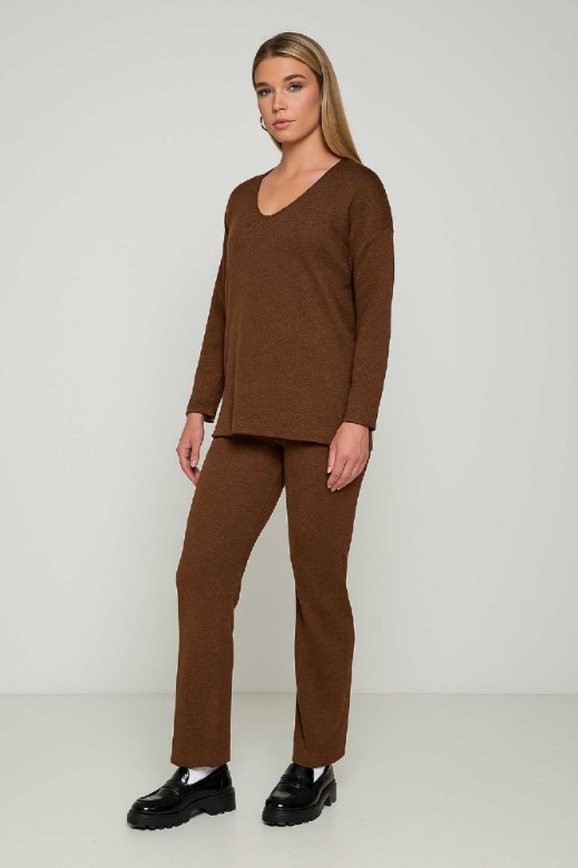 Picture of Essentials knitted V-neck top