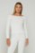 Picture of Essentians off-shoulder knitted top